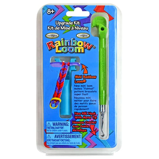 Mini Rainbow Loom With Metal Hook